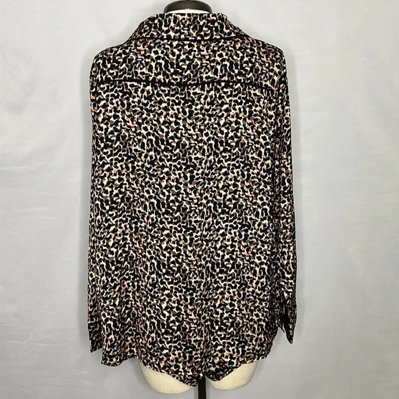 Plush Cheetah Print Shortie Pajama & Headband Set - NEW - Size Large - Picture 3 of 8